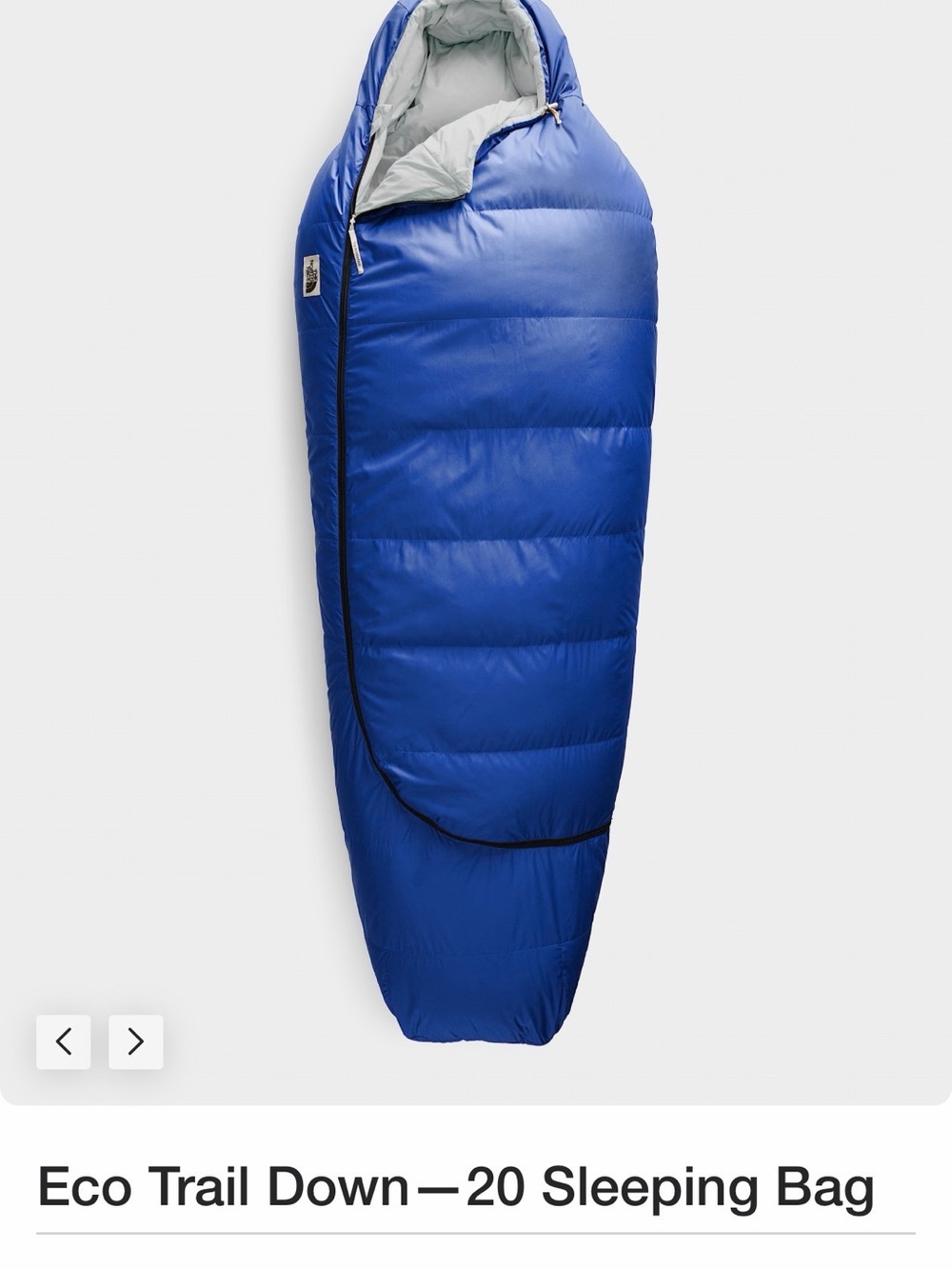 NWT The North Face Eco Trail Down -20 Sleeping Bag